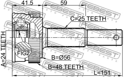 febest 0210j10ra48