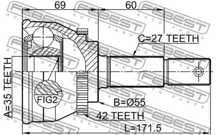 febest 0210n16mta42