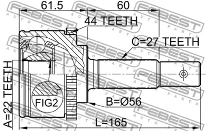 febest 0210p11a44