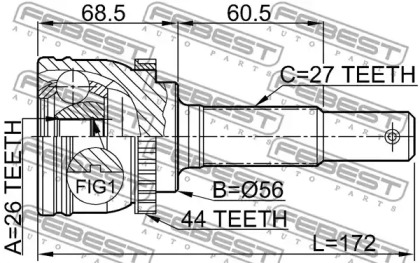 febest 0210p12yda44
