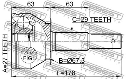 febest 0210r51mt