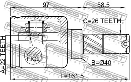 febest 0211e11mt16