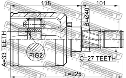 febest 0211j1020glh