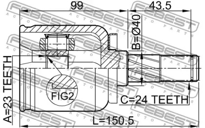 febest 0211p12qg16