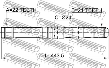 febest 0212k12lh