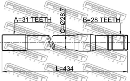 febest 0212y61rh