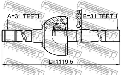 febest 0214y61lh