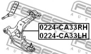 febest 0224ca33rh
