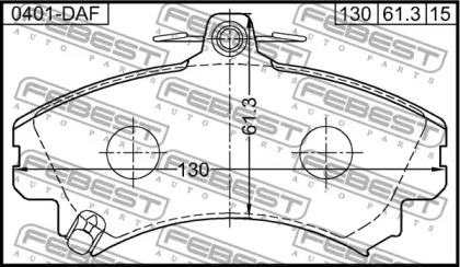 febest 0401daf