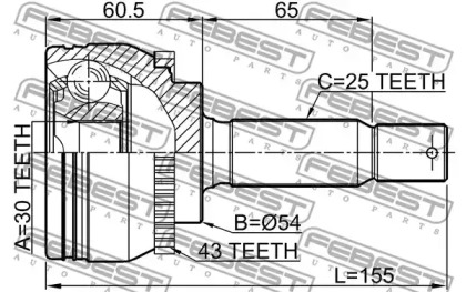 febest 0410n94a43