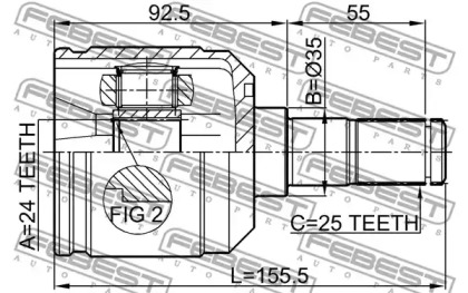 febest 0411e55