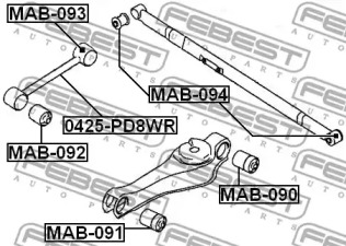 febest 0425pd8wr