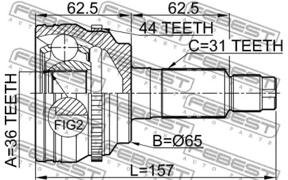 febest 0510cx7a44