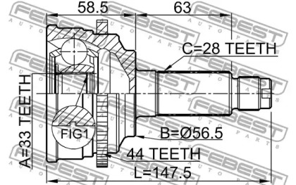 febest 0510m6a44