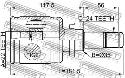 febest 0511bl16mtlh