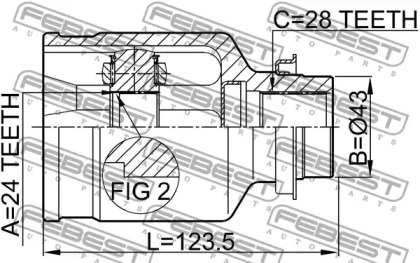 febest 0511m320mtrh