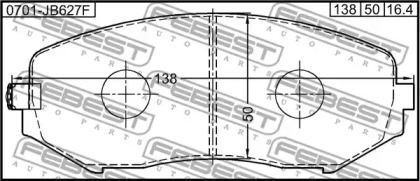 febest 0701jb627f