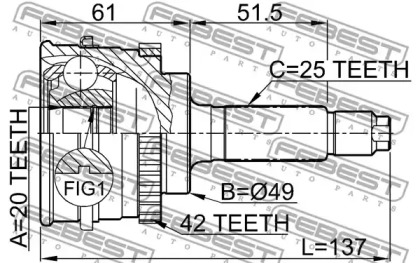 febest 0710sy415a42