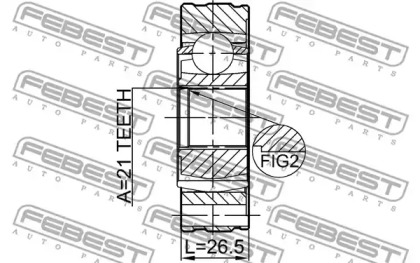 febest 0711jb416sha