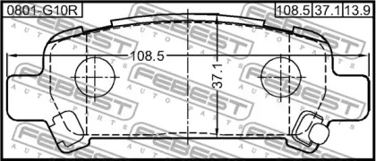 febest 0801g10r