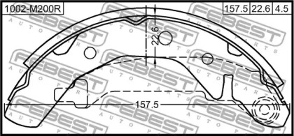 febest 1002m200r