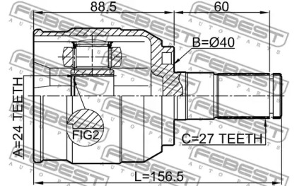 febest 1211ix352wdrh