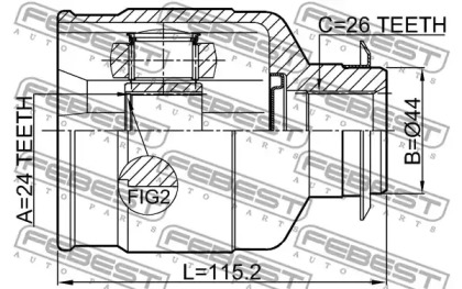 febest 1211ix354wdrh