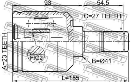 febest 1211sanfe4wd