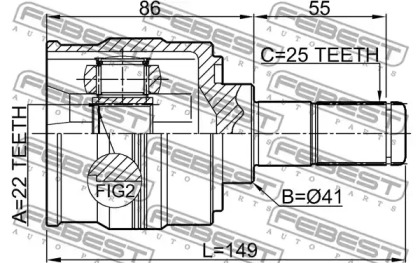 febest 1211sol2wd