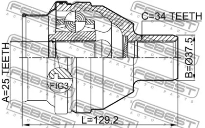 febest 1811z16rh