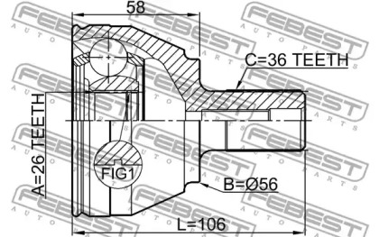 febest 2110cb4td