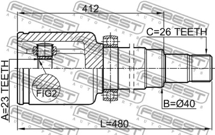 febest 2111cb320atrh