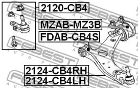 febest 2124cb4lh