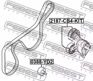 febest 2187cb4kit