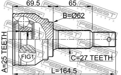 febest 2210nsp27a48