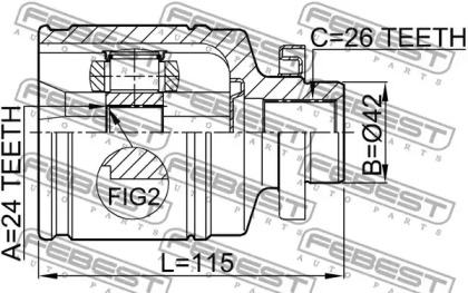 febest 2211ns20rh