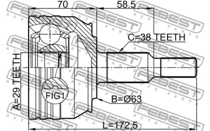 febest 2310t5wd