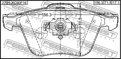 febest 2701xc90f16