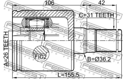 febest 2711s60iilh