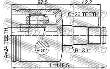 febest 2711s80atlh