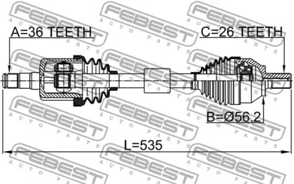 febest 2714s40lh