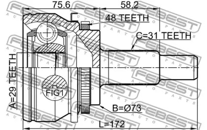 febest 2910rrsa48r