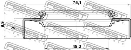 febest 95gds50750910x
