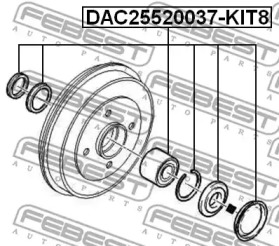 febest dac25520037kit8