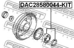 febest dac28580044kit