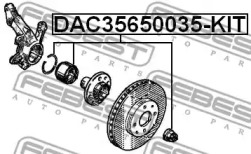 febest dac35650035kit