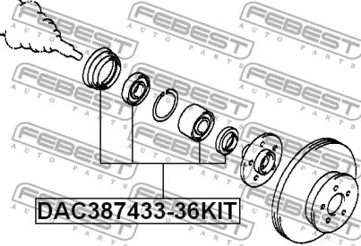 febest dac38743336kit