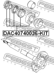 febest dac40740036kit