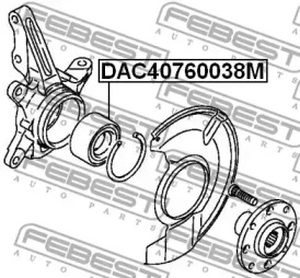 febest dac40760038m