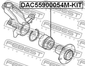 febest dac55900054mkit